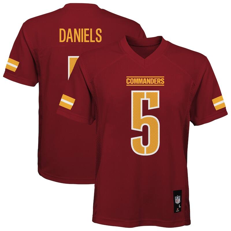 None Jayden Daniels WAS Commanders Elite Team Spirit Wear Football App