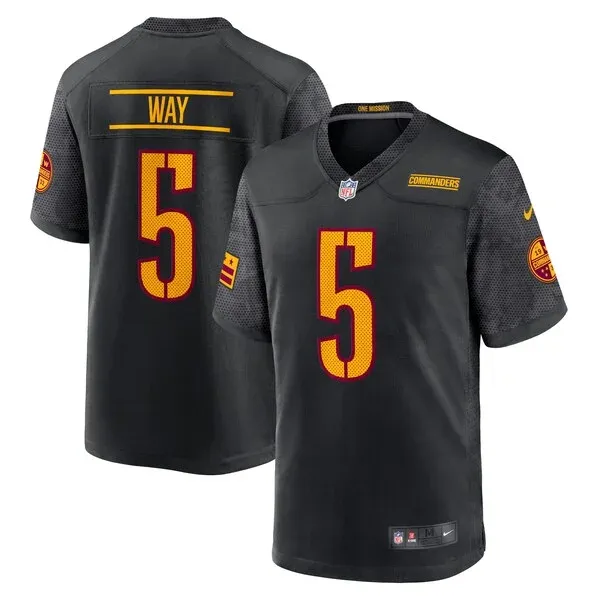 None Game Football Jersey - Black  | authentic jersey | NFL Football