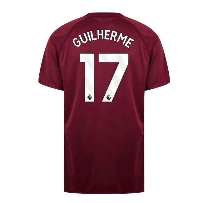 West Ham United Poly T-Shirt (Claret/Blue) (Guilherme 17)