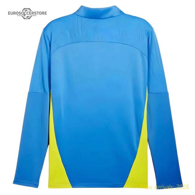 Authentic 2024-2025 Man City Training 1/4 Zip Top (magic Blue)