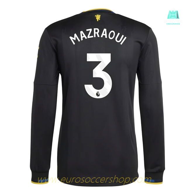 2025-2026 Man Utd Authentic Long Sleeve Third Shirt (Mazraoui 3)