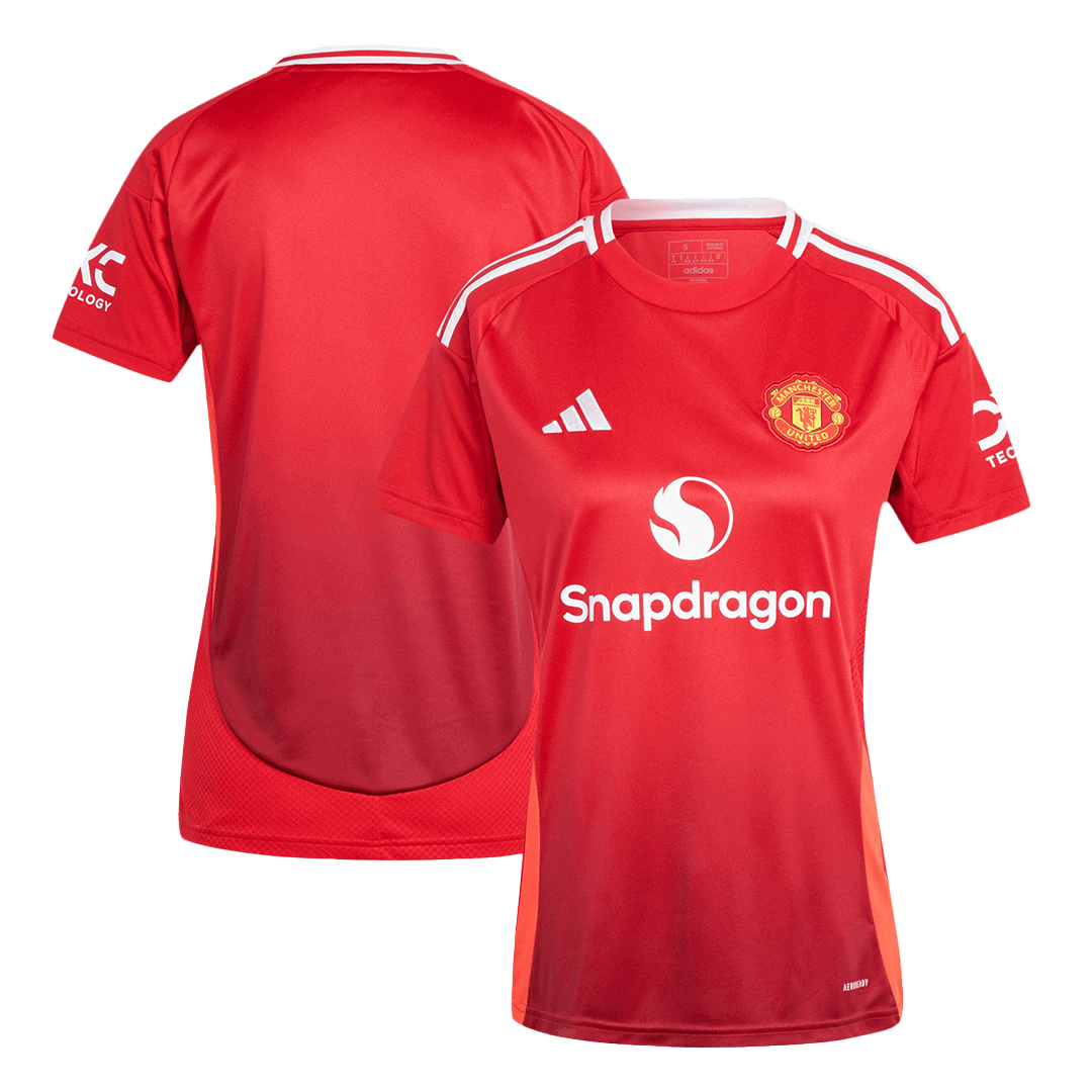 Women's Manchester United Home  Soccer Jersey 2024/25 Authentic Kit
