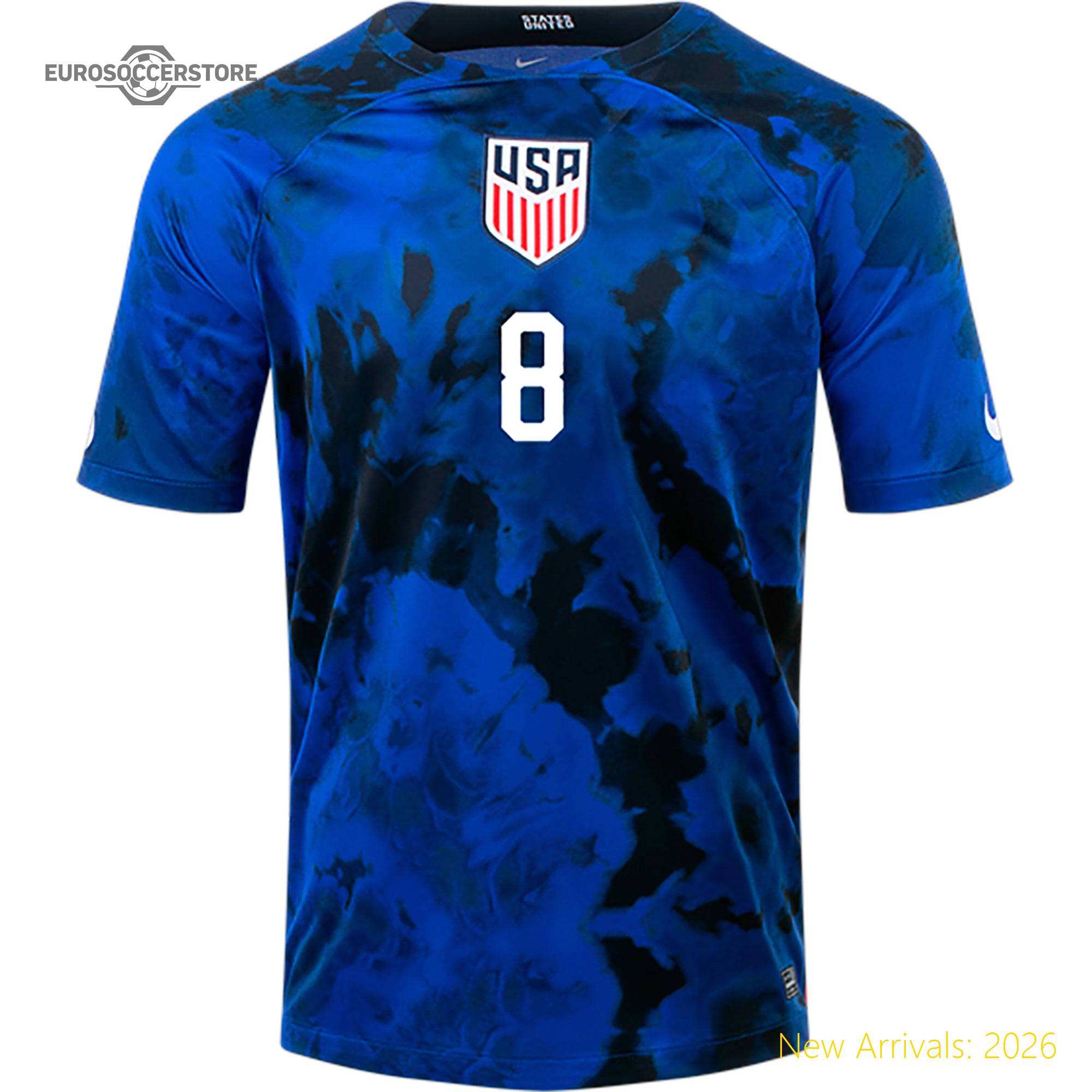 Iconic Design Men Usa Weston Mckennie Away Official Jersey 2022