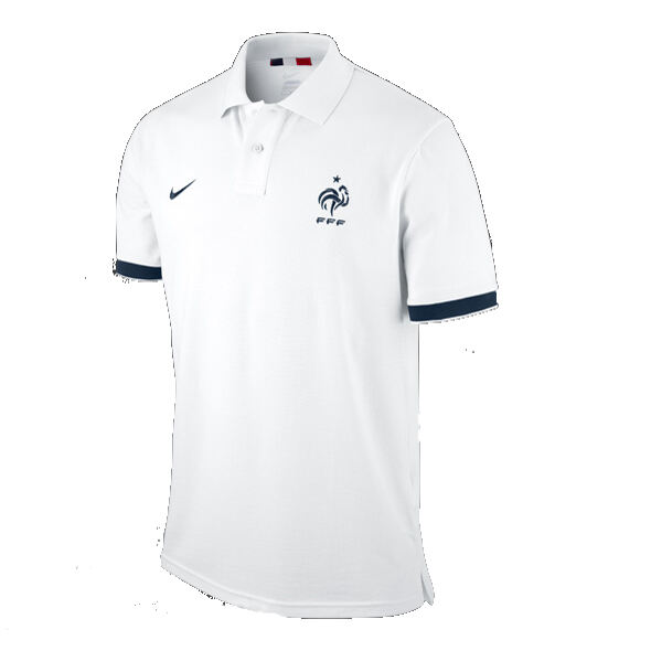 France Grand Slam White Polo T-Shirt - Official Replica 15686