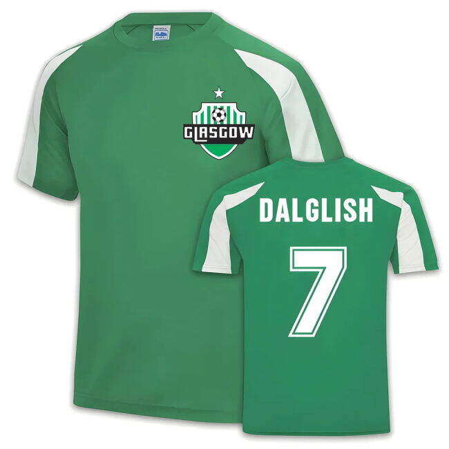 Green And White Hoops Dalglish #7 Top Tier Proud Fresh Look Fan Jersey