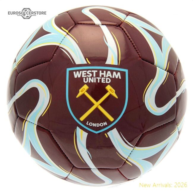 Official West Ham United Fc Cosmos Colour Football - Premium Quality