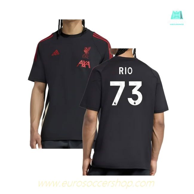 2025-2026 Liverpool Training Tee (Black) (Rio 73)