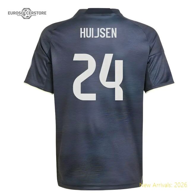 2025-2026 Real Madrid Road Jersey (kids) (huijsen 24) - Fan Design