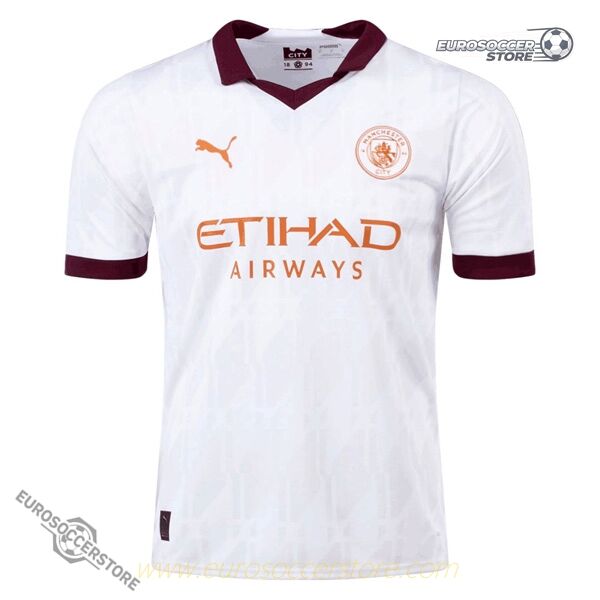 The Away Jersey of Manchester City for the 23-24 season.