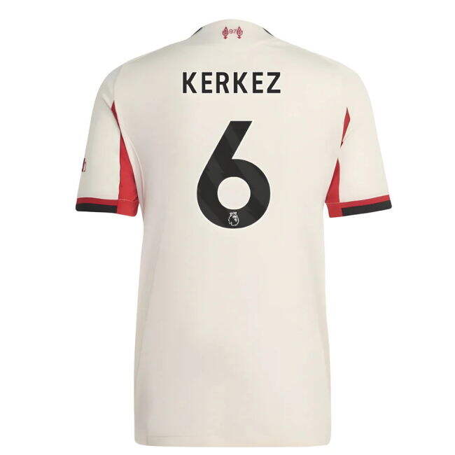 2025-2026 Liverpool Authentic Away Shirt (Kerkez 6)