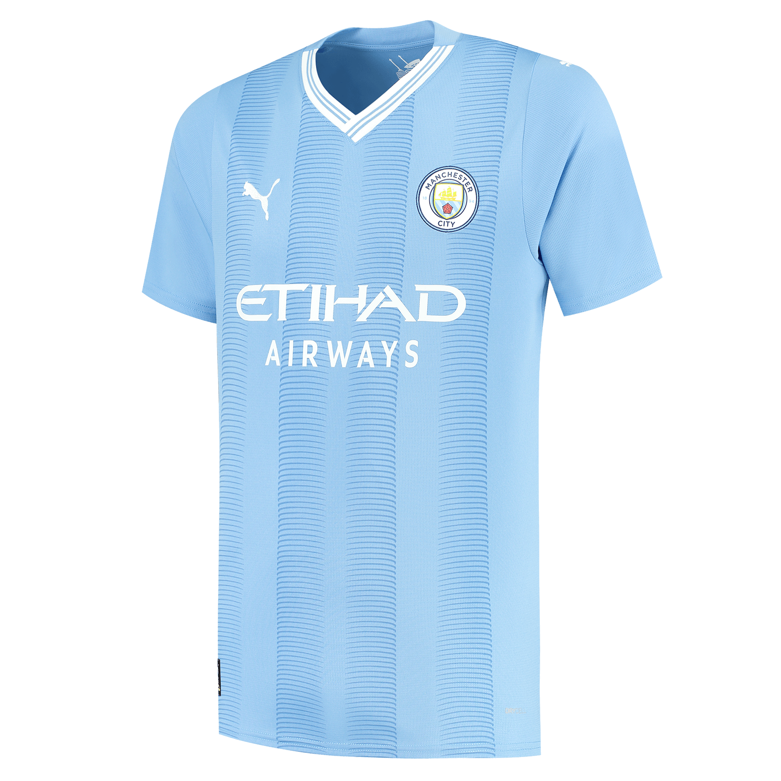 The 23-24 Home Jersey of Manchester City featuring DE BRUYNE with the number 17.