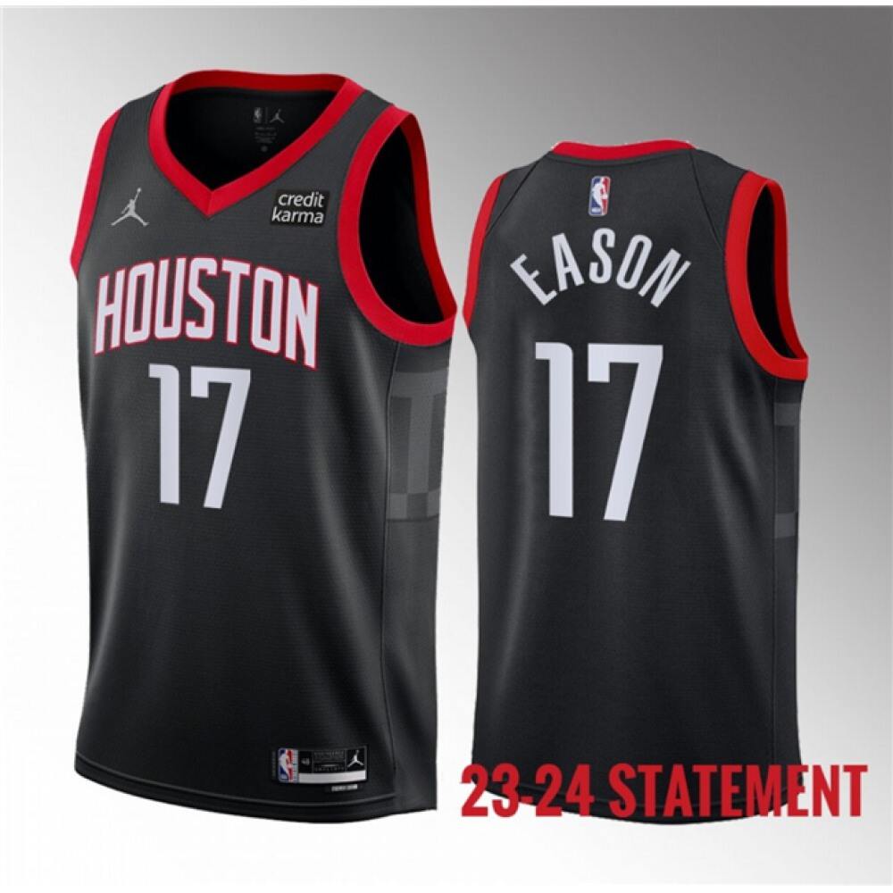 Durable Houston Rockets 17 Black Jersey - - NBA Collection