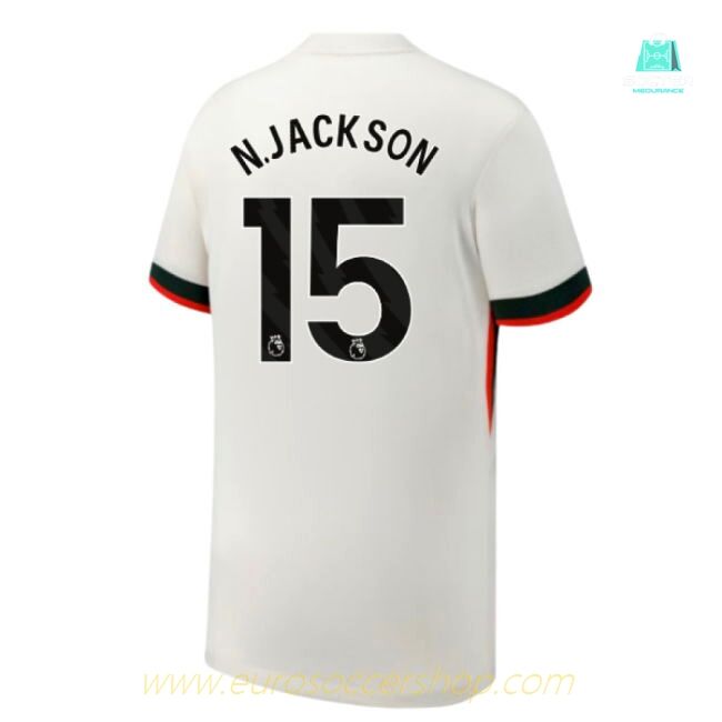2025-2026 Chelsea Away Shirt (Kids) (N.Jackson 15)