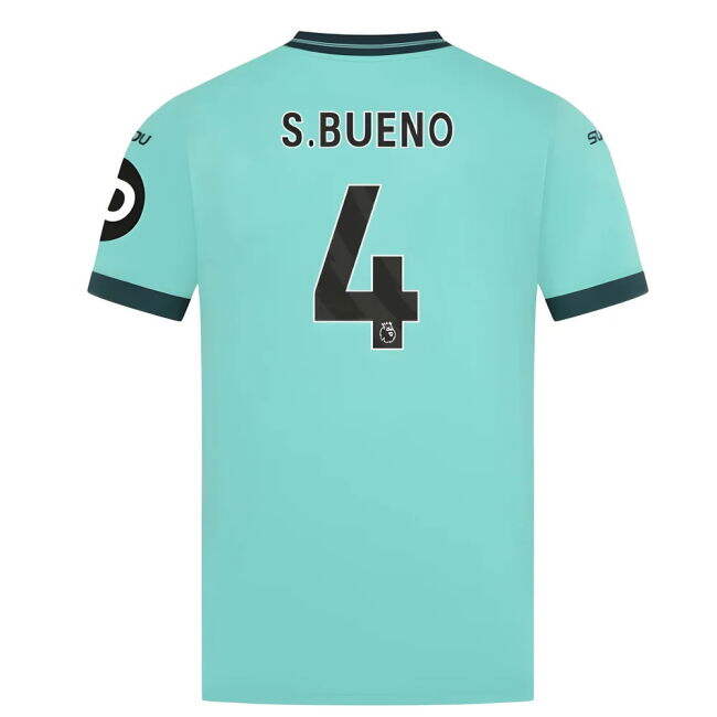 Verified 2025-2026 Wolves Away Shirt (S.Bueno 4) Stylish Design