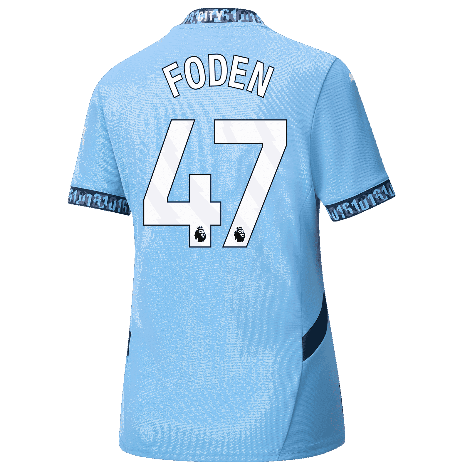 Phil Foden's 47th Home Women’s Jersey for Manchester City in the 24-25 season.