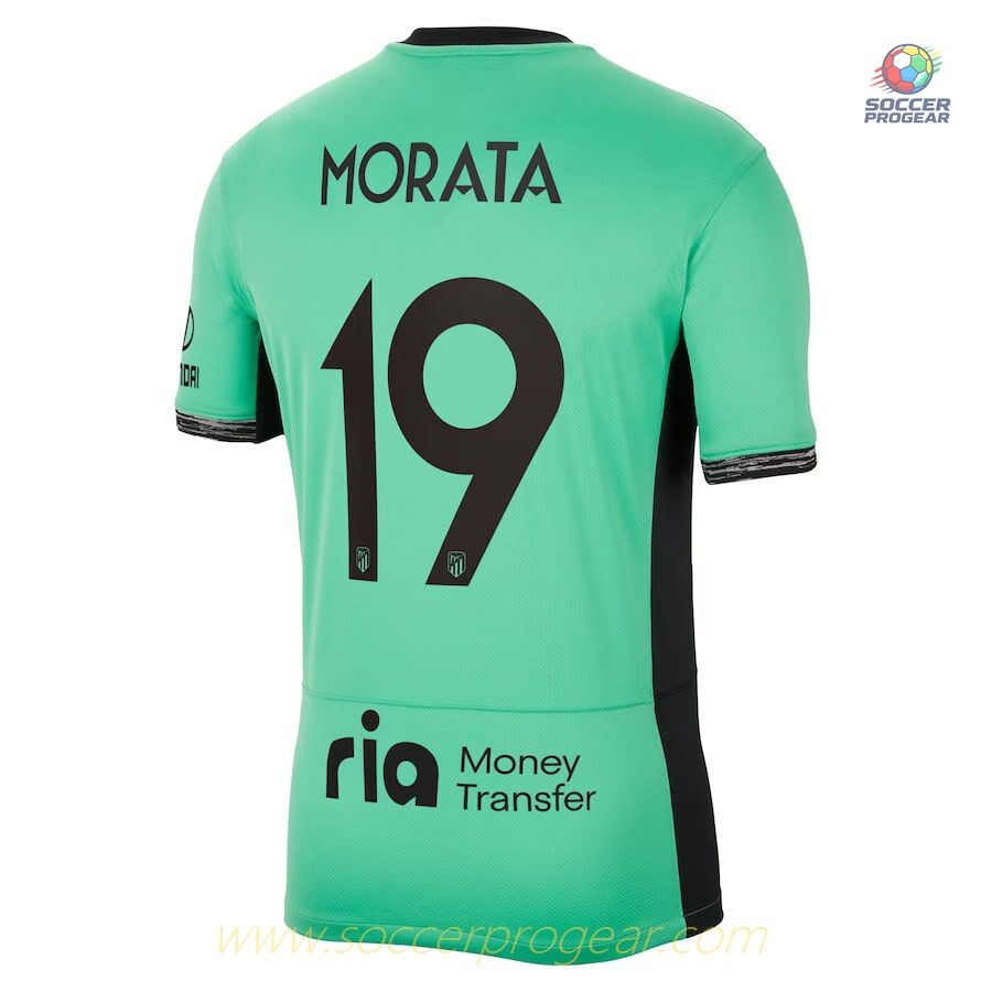 Atletico Madrid Morata Third Football Soccer Jersey 2023 2024