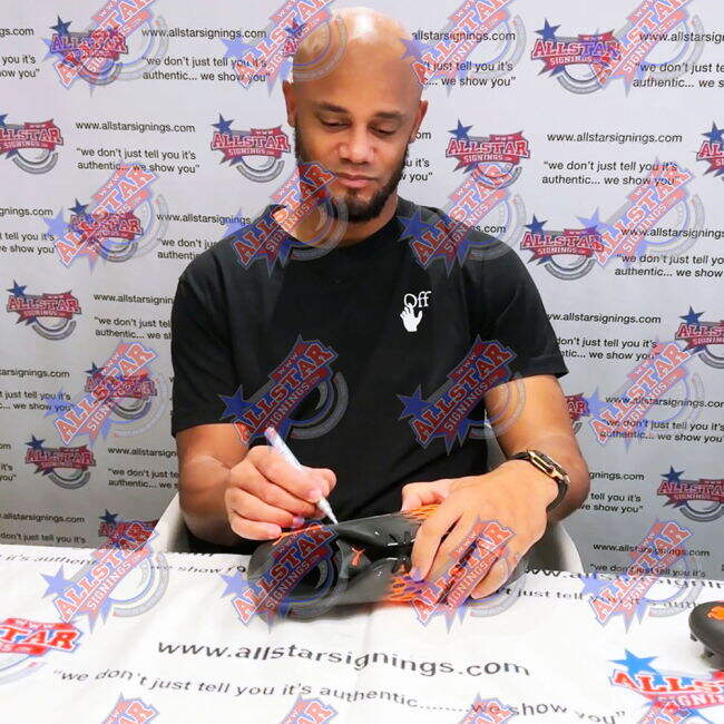 Economical Manchester City FC Kompany Signed Boot (Framed) 2025-202...