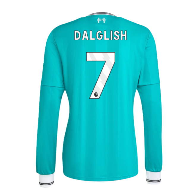 2025-2026 Liverpool Long Sleeve Third Shirt (Dalglish 7) (Limited E...