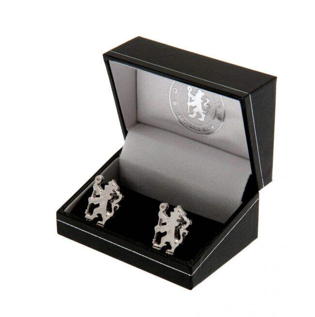 Chelsea FC Sterling Silver Lion Cufflinks