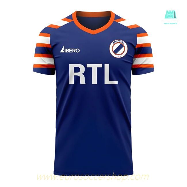 Montpellier 2024-2025 Retro Concept Football Kit (Libero)