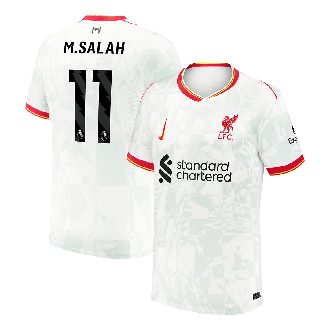 M.SALAH #11 Liverpool Third Away  Soccer Jersey 2024/25 Authentic Kit