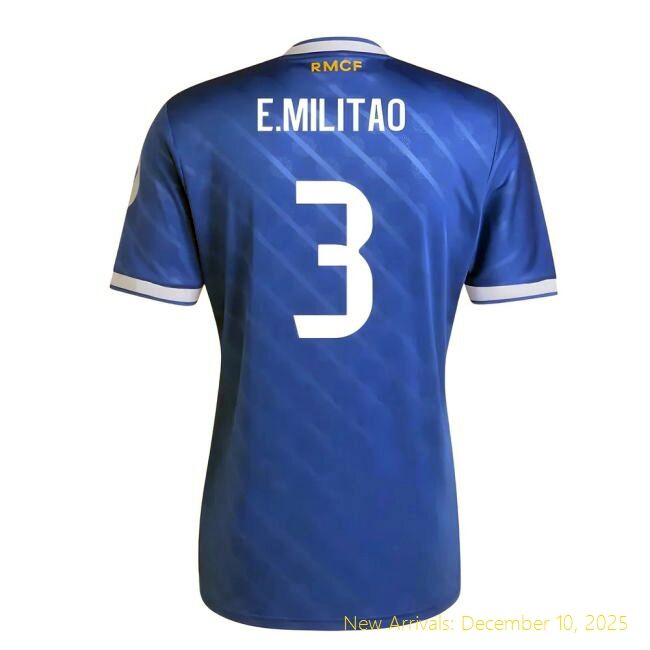 Official Real Madrid (rm) 2025-2026 Third - El Clasico - Breathable