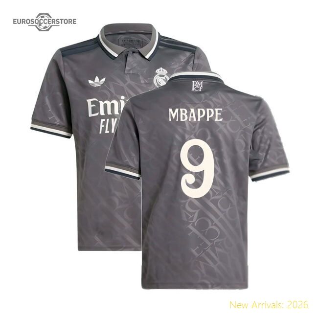 Real Madrid Mbappe Match-ready Third Spanish Football Nike Dri-fit