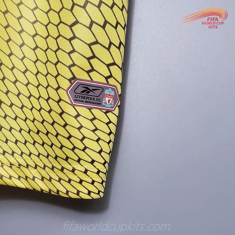 Liverpool 04-05 Away Yellow Football Kit