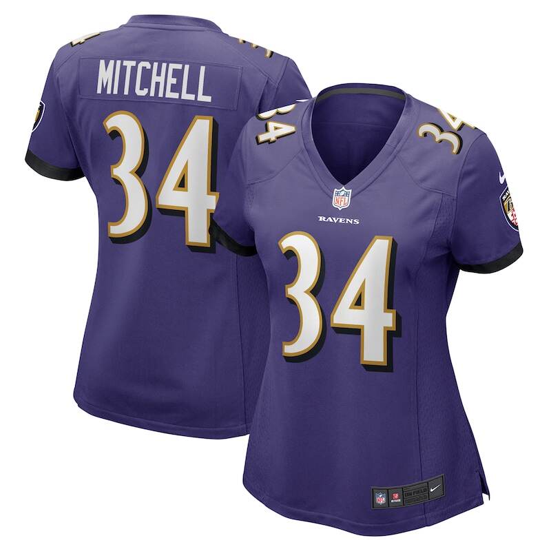 None Keaton Mitchell Baltimore Ravens Great Value Replica Jersey