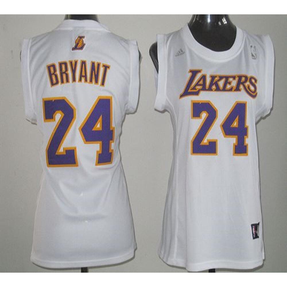 Collector's Item Men's Lakers #24 Kobe White Basketball Jersey