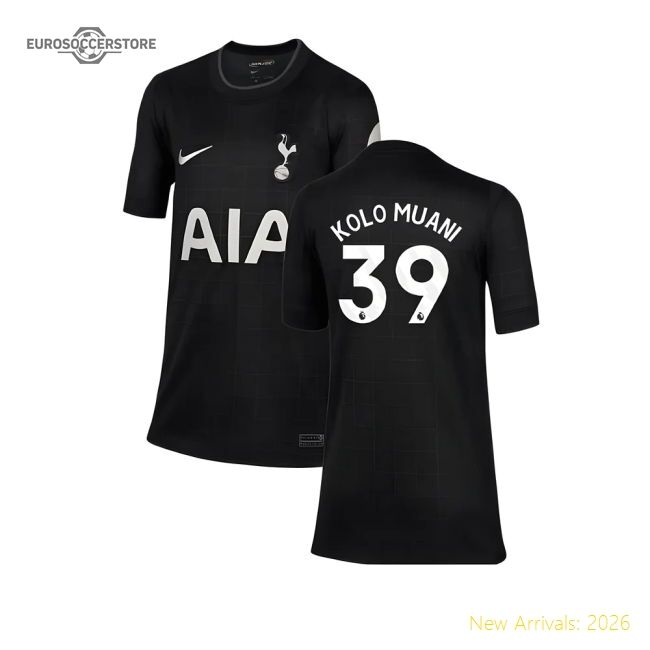 2025-2026 Spurs Away Shirt (kids) (kolo Muani 39) - Unbeatable Value