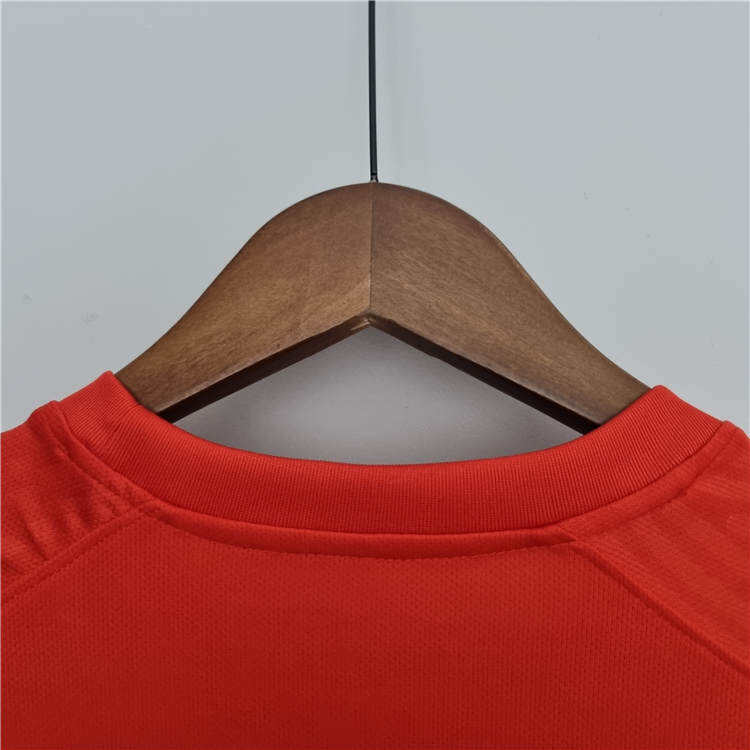 Breathable Canada World Cup 2022 Home Red Soccer Jersey Soccer Shirt