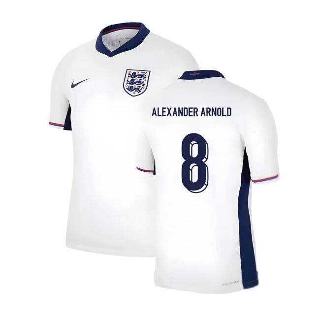 2025 Edition England Home Football Shirt 2024-2025 (Alexander 8)