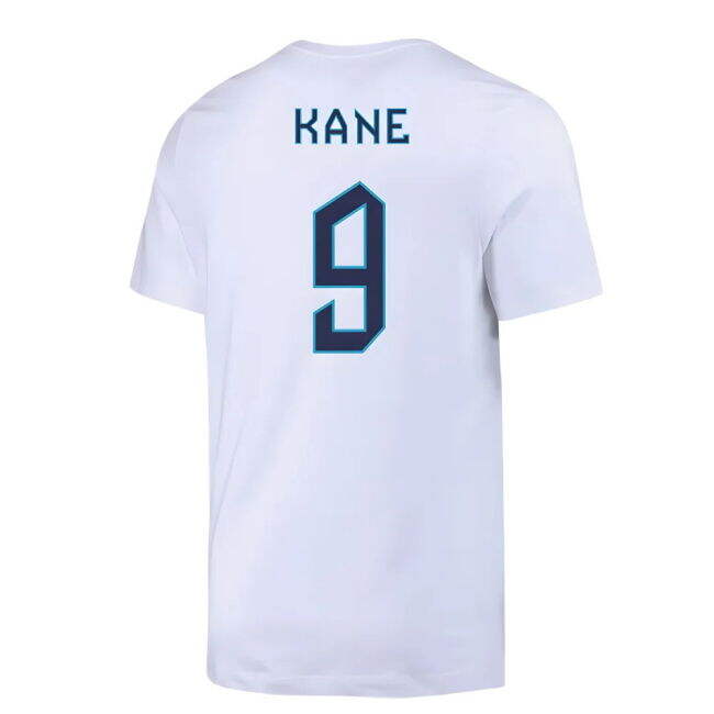 2022-2023 England Crest Tee (White) (Kane 9)