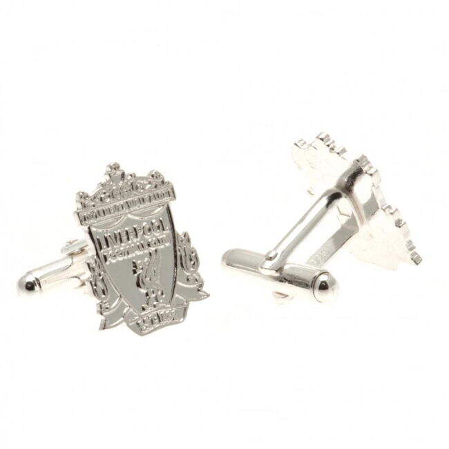 Fashionable Liverpool Liverpool FC Sterling Silver Crest Cufflinks ...