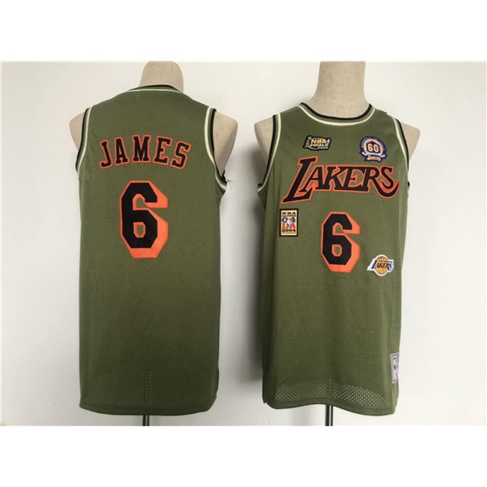 Los Angeles Lakers LeBron James6 Green Jersey - Must-Have Jersey