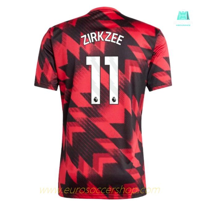 2025-2026 Man Utd Pre-Match Shirt (Red) (Zirkzee 11)