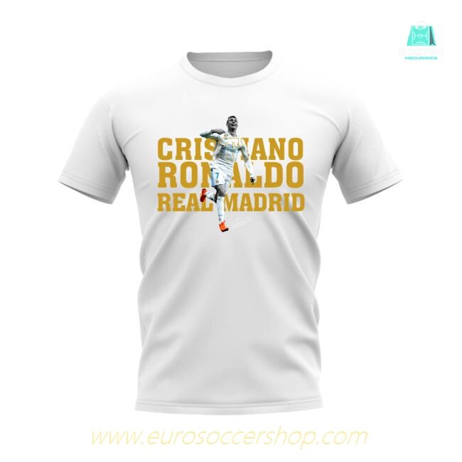 Cristiano Ronaldo Real Madrid Player Tee (White)