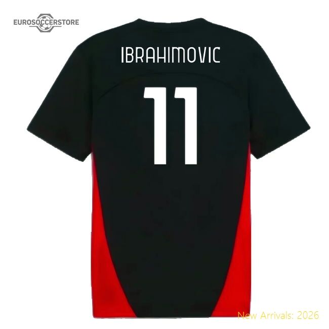 First-class Training Ac Milan Ibrahimovic Jersey 2024-2025 Flexible