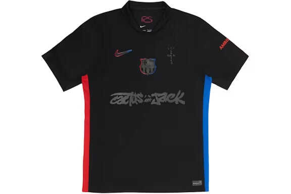 Barcelona X Travis Scott Away Soccer Jersey 2024/25 Limited EditionAut