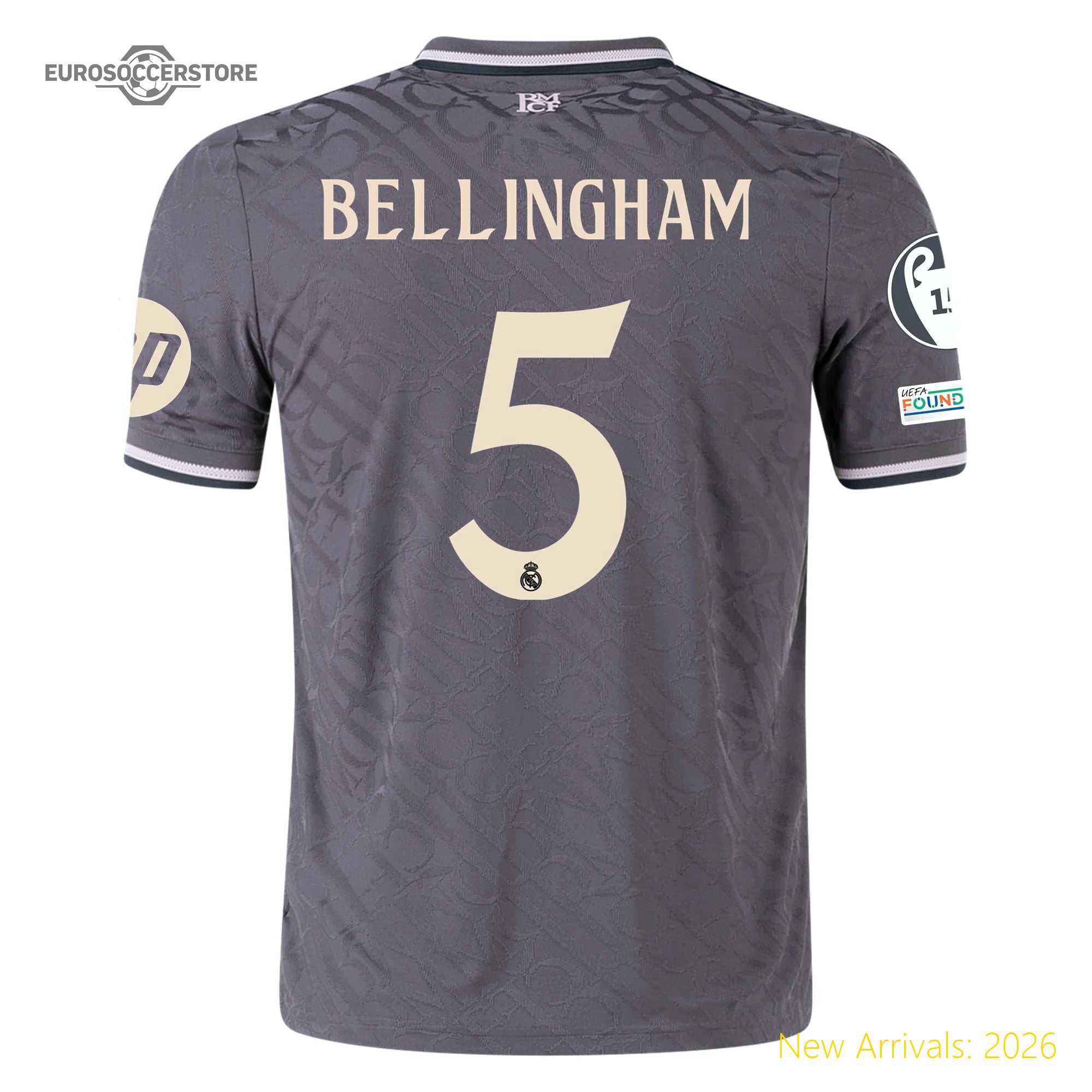 Officially Licensed Superior Men Rma Football Star Third Jersey 2023