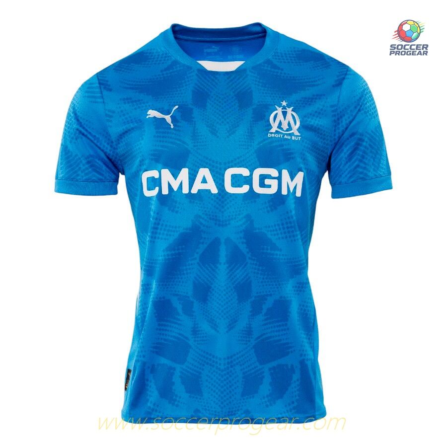 OM 2024-25 Edition Blue Goalkeeper Kids Edition Football Kit Team Jersey