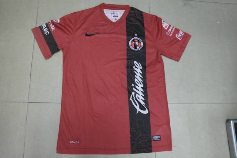 13-14 Club Tijuana Home Red Soccer Jersey Shirt - Official Replica