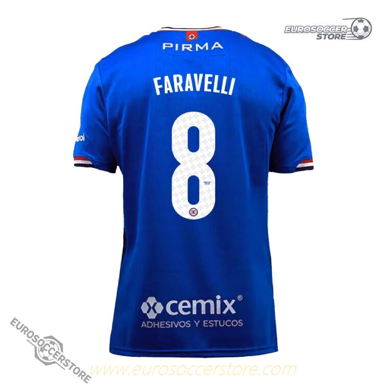 Cruz Azul 25-26 Home FARAVELLI 8 Football Jersey