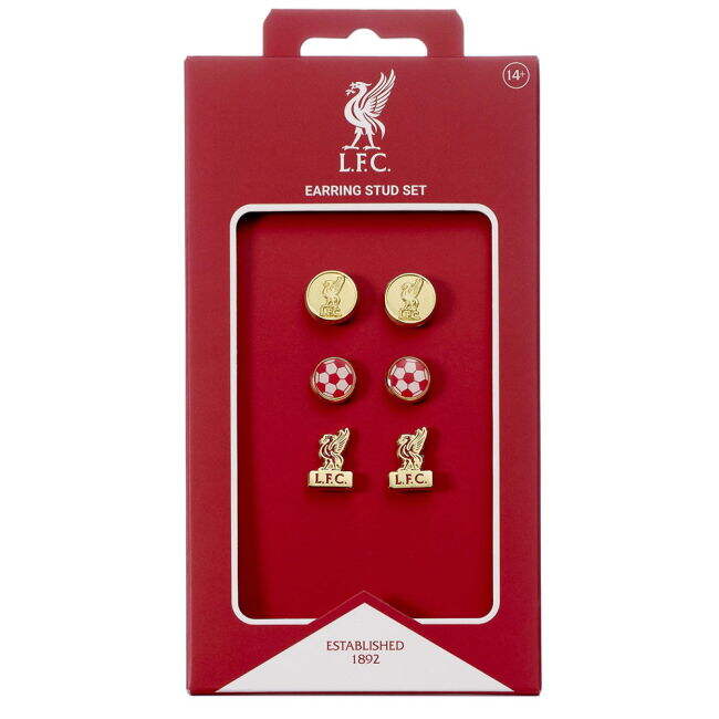 Liverpool FC Stud Earring Set - authentic style