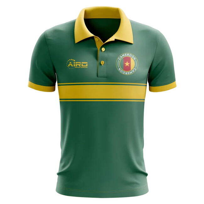 Updated Breathable Cameroon Concept Football Shirt