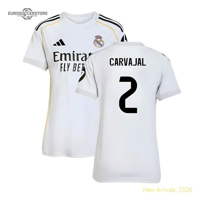 First-class Real Madrid Home Carvajal Jersey 2025-2026