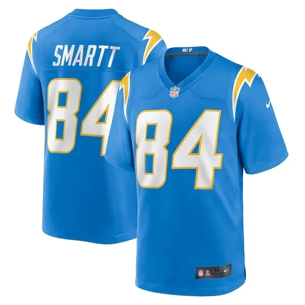 None Stone Smartt Game Jersey - Blue | NFL Player Jersey | NFL Footbal