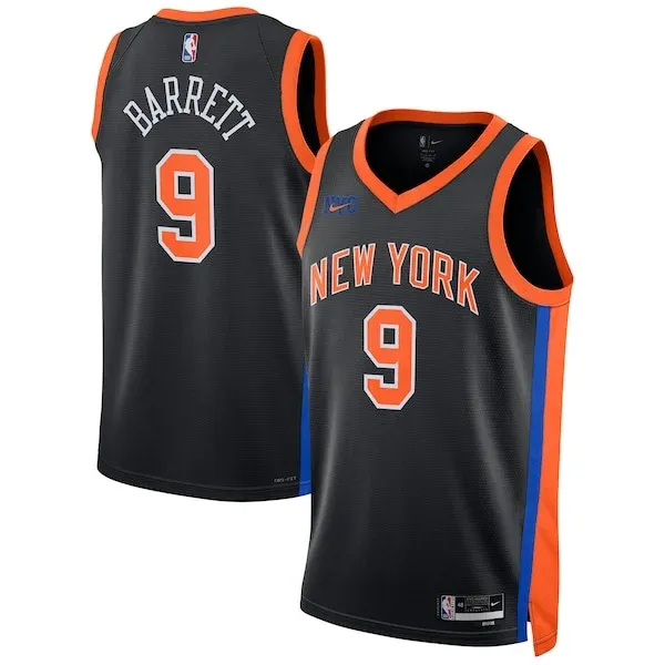 Pro-Grade RJ Barrett NYK Swingman Jersey - Black - Licensed Product