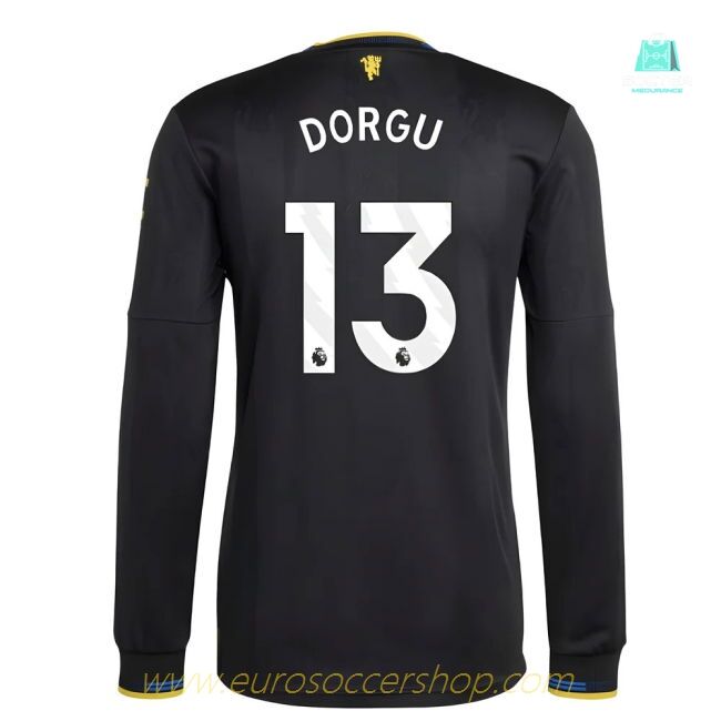 2025-2026 Man Utd Authentic Long Sleeve Third Shirt (Dorgu 13)